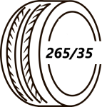 265/35 ...